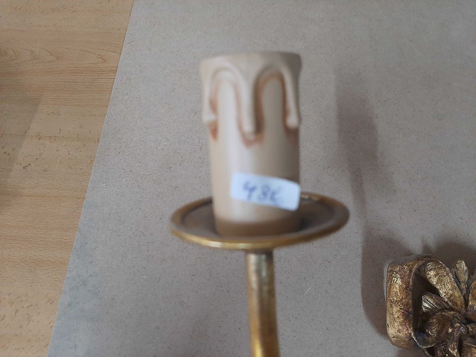 2 apliques de parede vintage (candeeiros de parede)