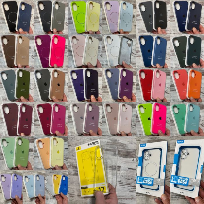 Iphone 17 чехол люкс с MagSafe чехол для айфон 17 люкс качества силико