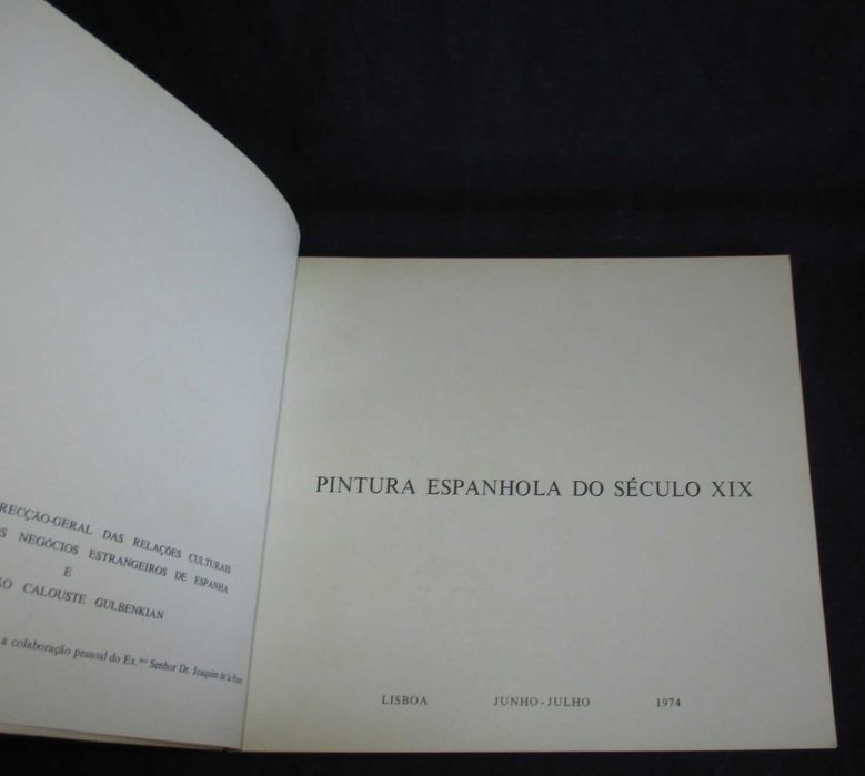Livro Pintura Espanhola do Século XIX 1974