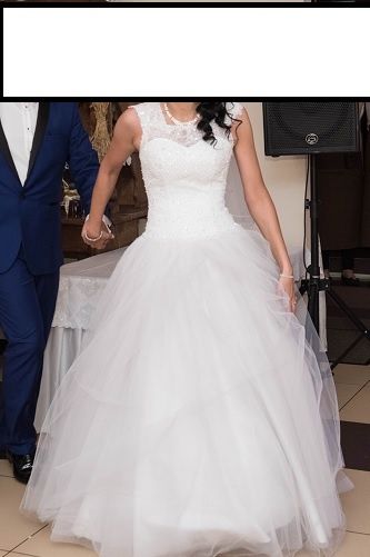 Suknia ślubna princesska + welon
