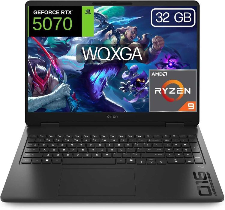 HP OMEN 16" WQXGA 240Hz 32GB RAM 1TB SSD Ryzen 9 8940HX RTX 5070 83Wh
