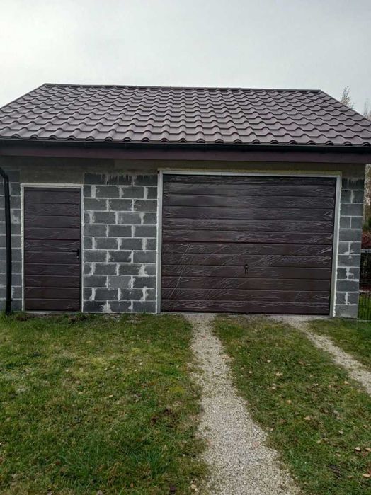 Brama garażowa, Drzwi stalowe, Brama na wymiar, Brama do muru