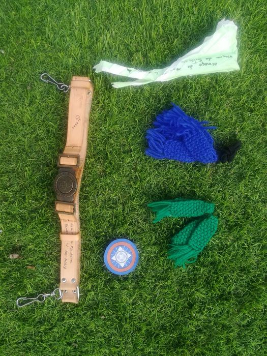 Insígnia Distintivo Emblema Circular azul oficial Escuteiros CNE