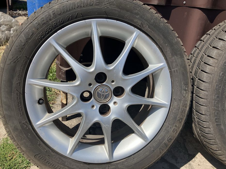 Felgi aluminiowe 16” 4x100 Toyota corolla yaris