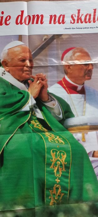 Plakat Jan Paweł II dwustronny