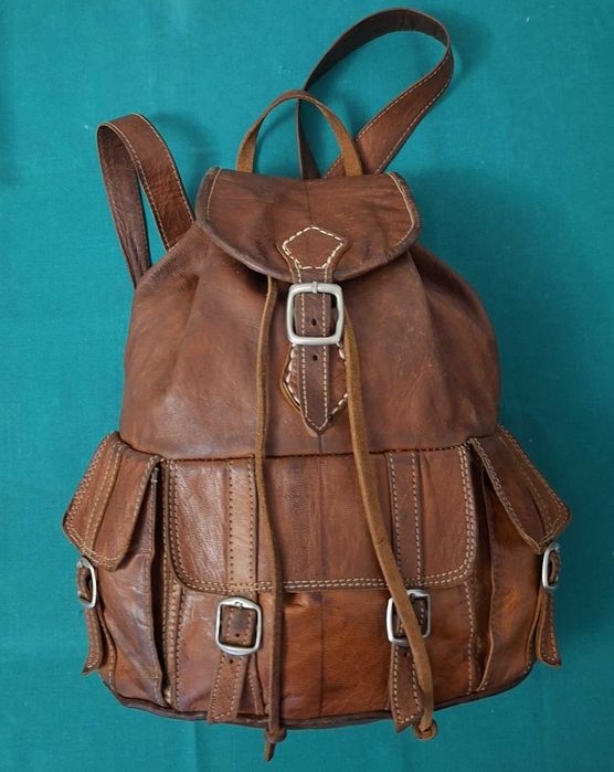 Mochila em pele/couro de qualidade, para CAÇA ou outras atividades