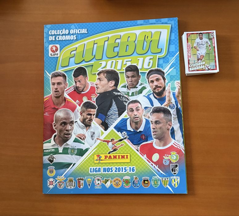 Caderta completa mais 57 cromos repetidos