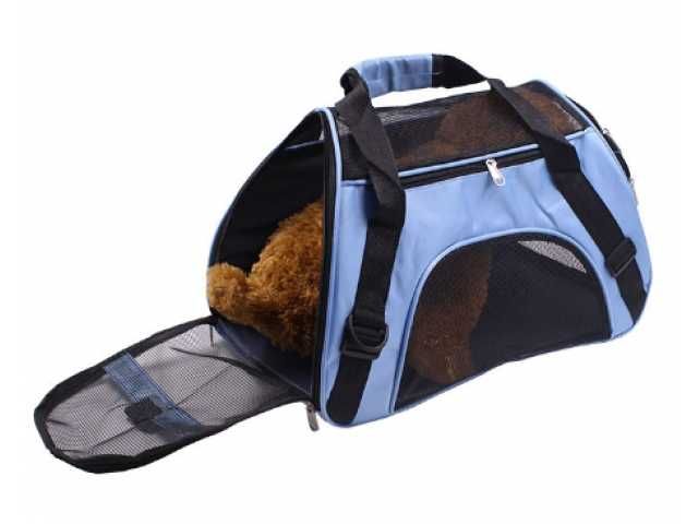 Transporter dla psa PROMOCJA niebieska,czarna XL