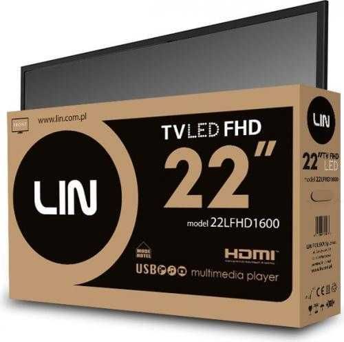 Tv Led 22 cale Lin 22LFHD1600 Dvb-t2 Usb do ZK Kamper