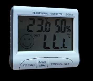 Stacja pogody TERMOMETR HIGROMETR czujnik magnes bateria ZESTAW