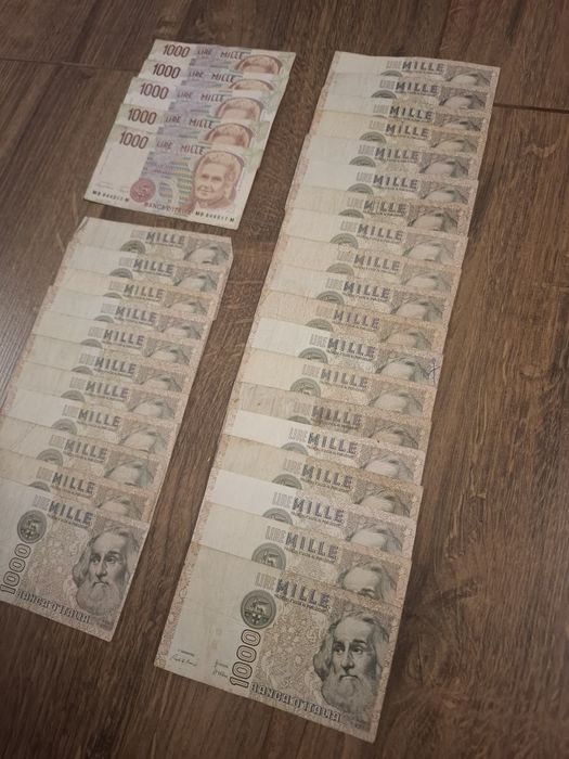Włochy Banknoty - 35 sztuk