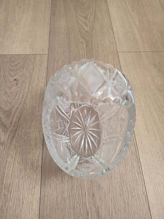 Kryształ koszyk duży z PRL