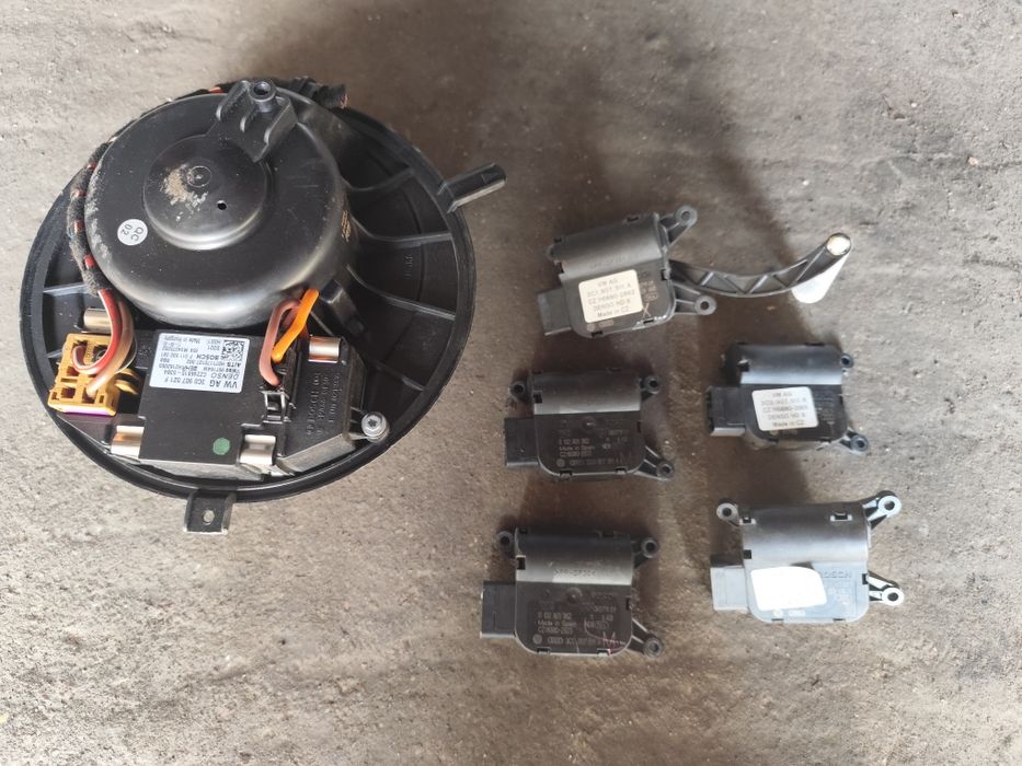 Dmuchawa wentylator nawiewu VW Passat B7 Tiguan Golf VI Audi Skoda Seat 3C0907521F silniczek nagrzewnicy