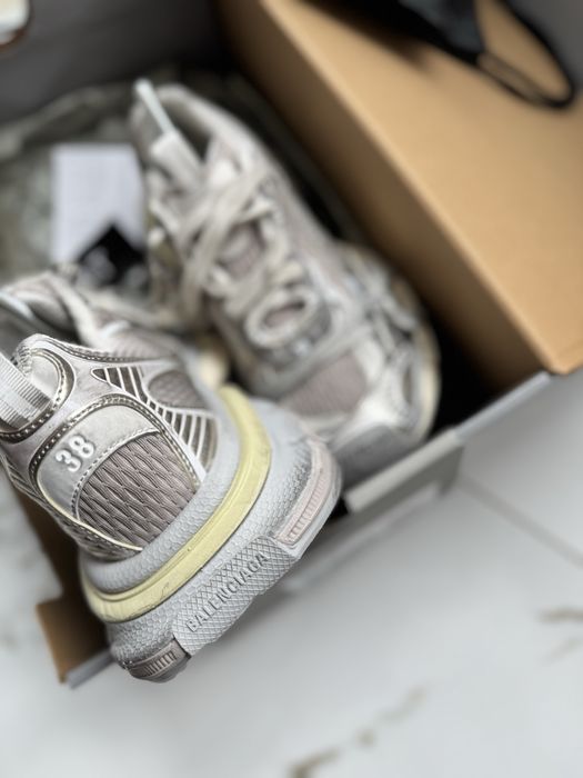 Balenciaga 3XL 38 женские original new white лето баленсиага track