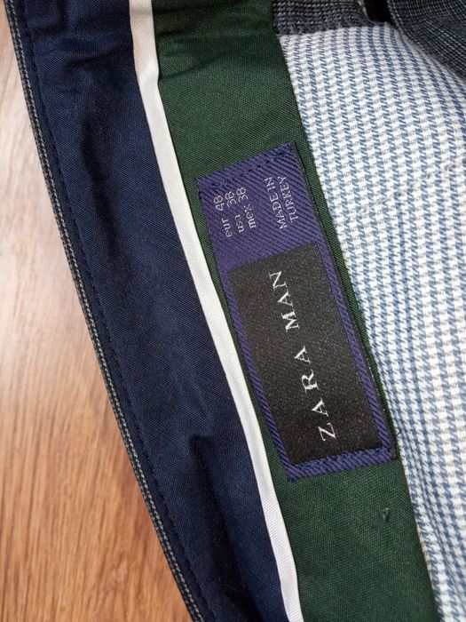 Spodnie męskie ZARA roz 48 pas 102cm (100% bawełna)