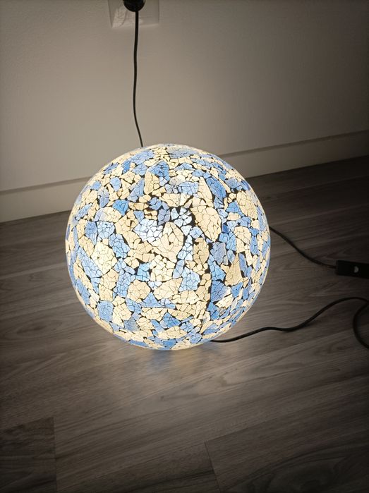 Luminária Abajur Azul