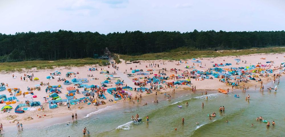 Uzdrowisko Dąbki Centrum 3110m2 plaża 200m