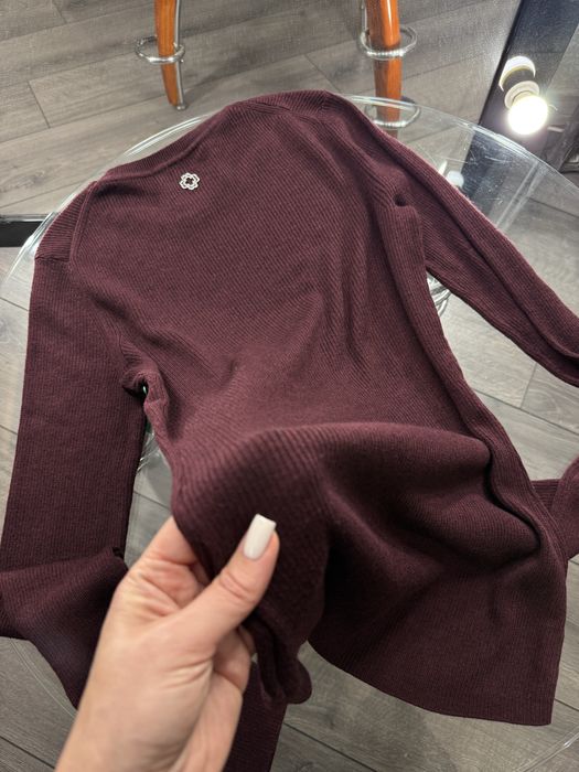 Кофта лонгслив Maje марсала бургунди бордовый