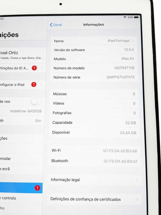 iPad Air 32GB em perfeito estado