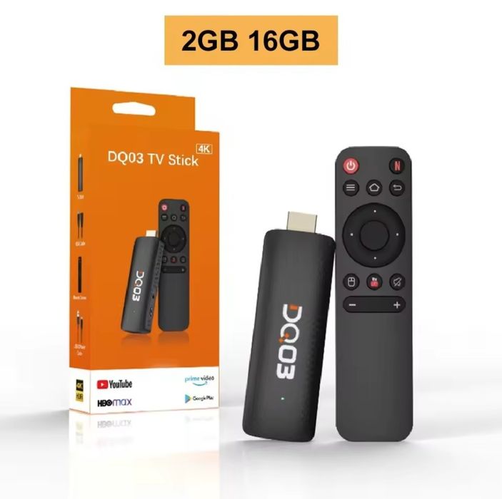 Нові Android TV Stick DQ03 2/16Gb 4K 5.8GHz