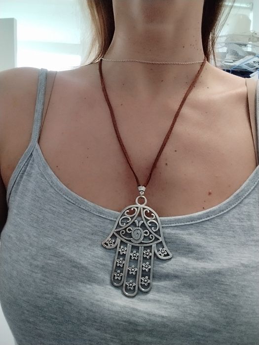 Colar mão Hamsaa