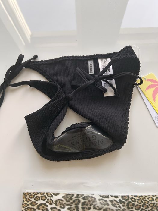 Dół od bikini Guess czarny xs/s wiązany nowy