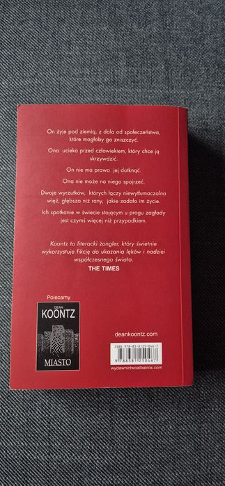 Książka Dean Koontz Niewinność wersja kieszonkowa