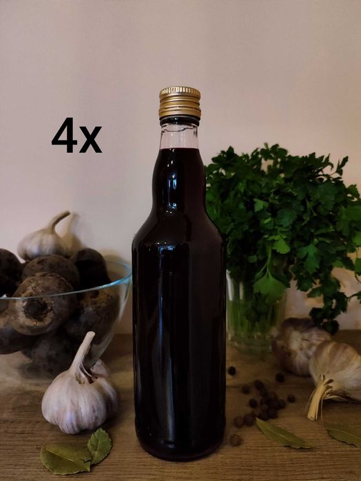 Naturalny zakwas z buraków do picia i na barszcz 4x500 ml