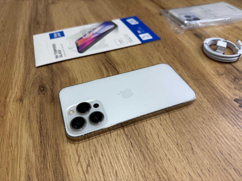 Okazja!! Iphone 13 Pro Biały/Srebrny ! Bateria 100% Gwarancja! Polecam!