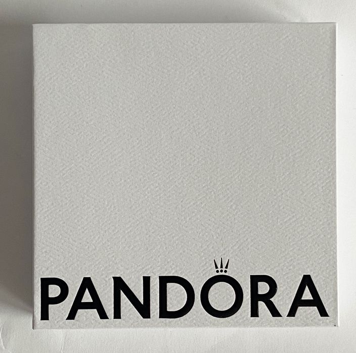 Pandora podwójnie pleciona bransoletka skórzana+torebka+pudełko ZESTAW