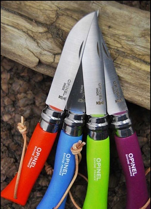 НОЖ OPINEL №08 складной Франция цветной гравюрный ножик edc туриста ніж нож ножичек Опінель