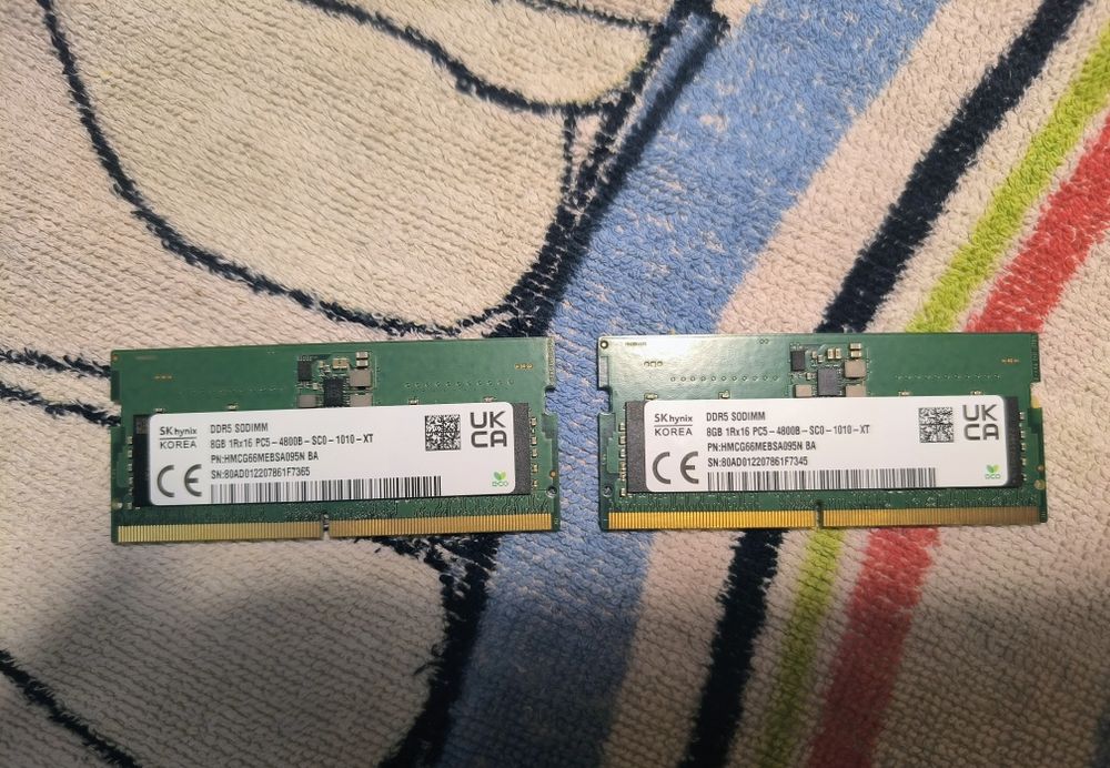 Оперативна пам'ять SK Hynix 16 GB DDR5 4800 MHz SO-DIMM