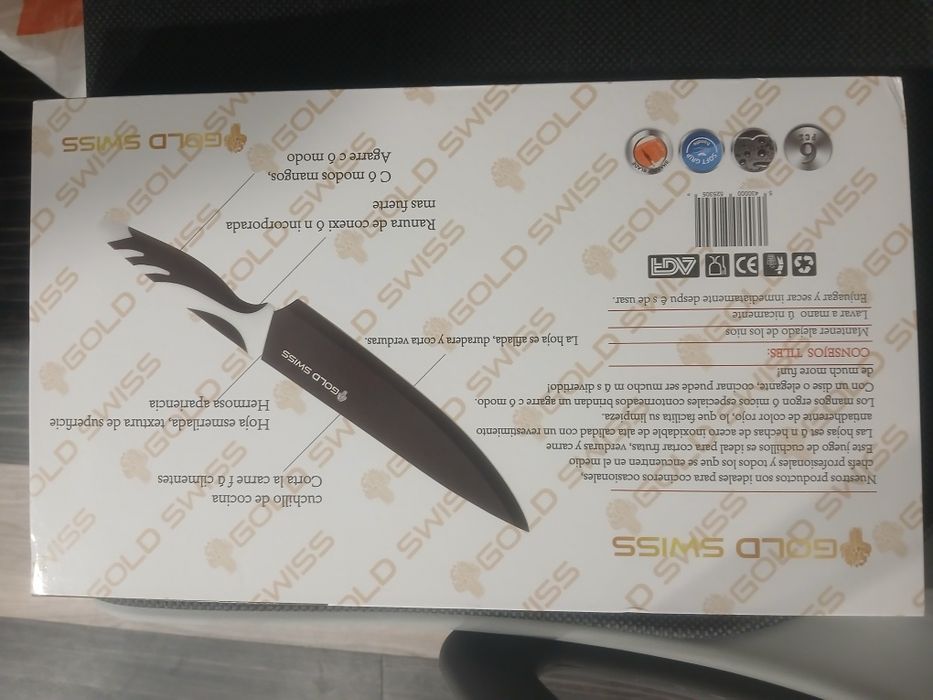 Vendo conjunto de facas para cozinha novo na caixa