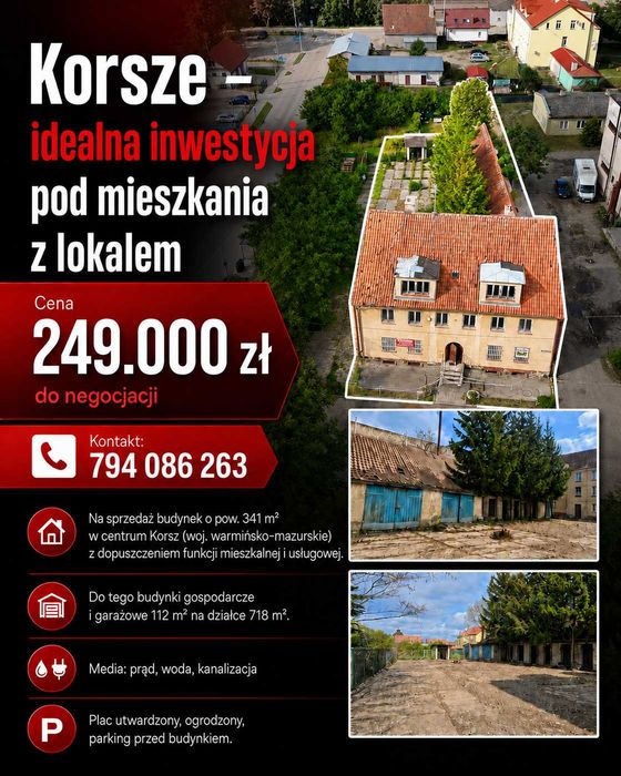 Obiekt na Sprzedaż pod inwestycję