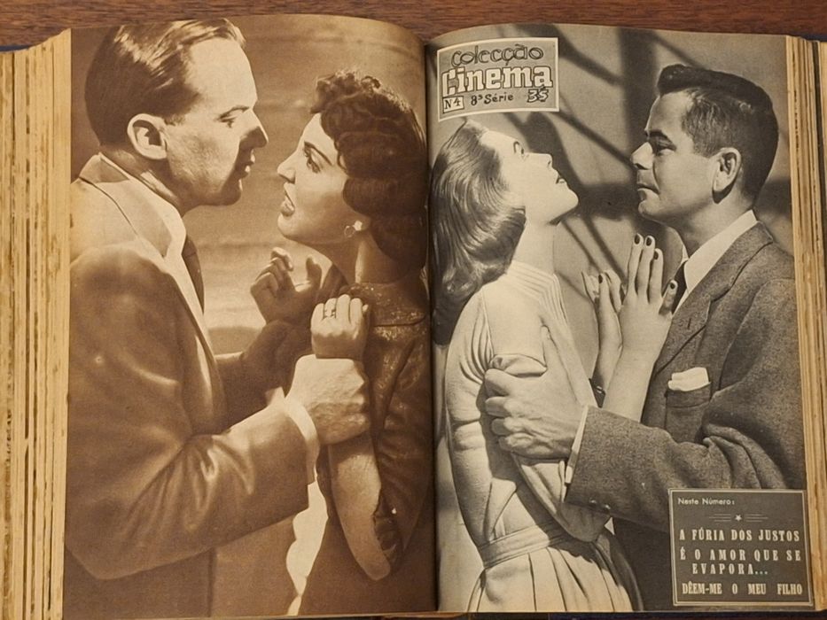 Volume encadernado colecção "Cinema" anos 50