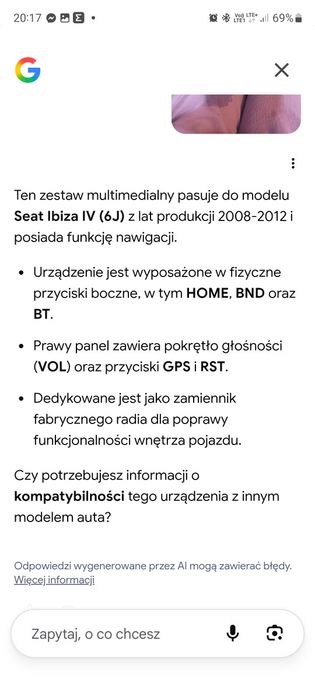 Radio używane dotykowe