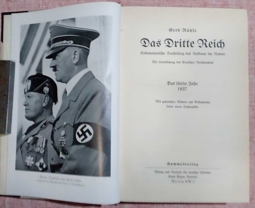 Das dritte Reich V Das fünfte Jahr 1937 unikat źródło historyczne