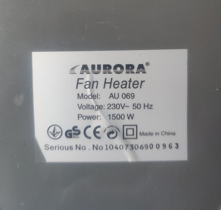 Тепловентилятор (дуйка) Aurora AU 069