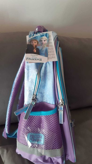 Mochila Frozen  lilás criança