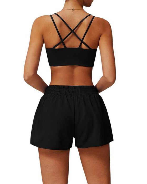 Топ спортивний Alo Yoga Tight Bra Black 40132-BK