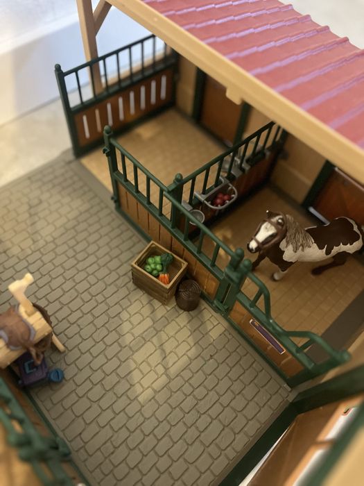 Zestaw schleich stajnia duża