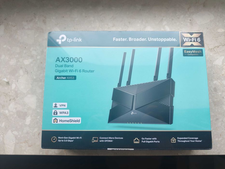 Nowy TP-Link Archer AX53 AX3000 Wi-Fi 6 | Fabryczna folia!