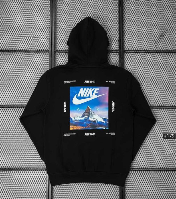 BIG Logo - Черное Худи Nike Jordan Mountains Air - Толстовка Кофта Новая Найк Джордан - XS/XXL
