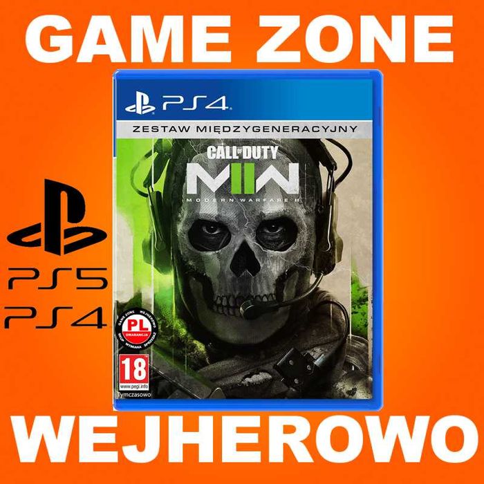 Call of Duty Modern Warfare 2 PS4 + Slim + Pro + PS5 = PŁYTA PL