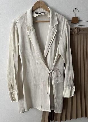 Святкова подовжена блуза Zara