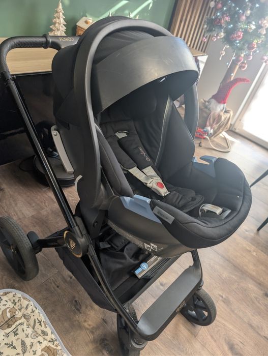 Wózek 3w1 Venicci TINUM UPLINE all Black