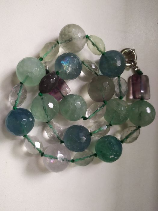 Бусы Ожерелье Флюорит