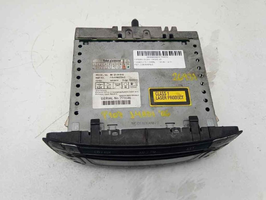 Sistema De Áudio Rádio Cd Peugeot 107