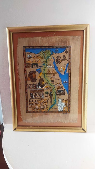 Картина папірус єгипетський в рамці