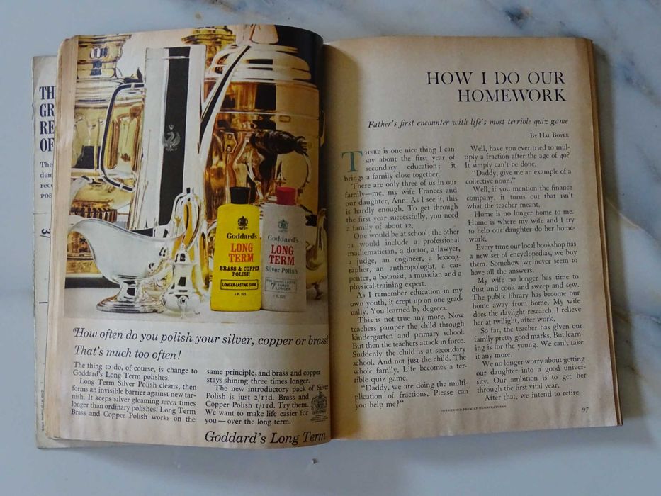 Reader's Digest 1967 r. reklamy